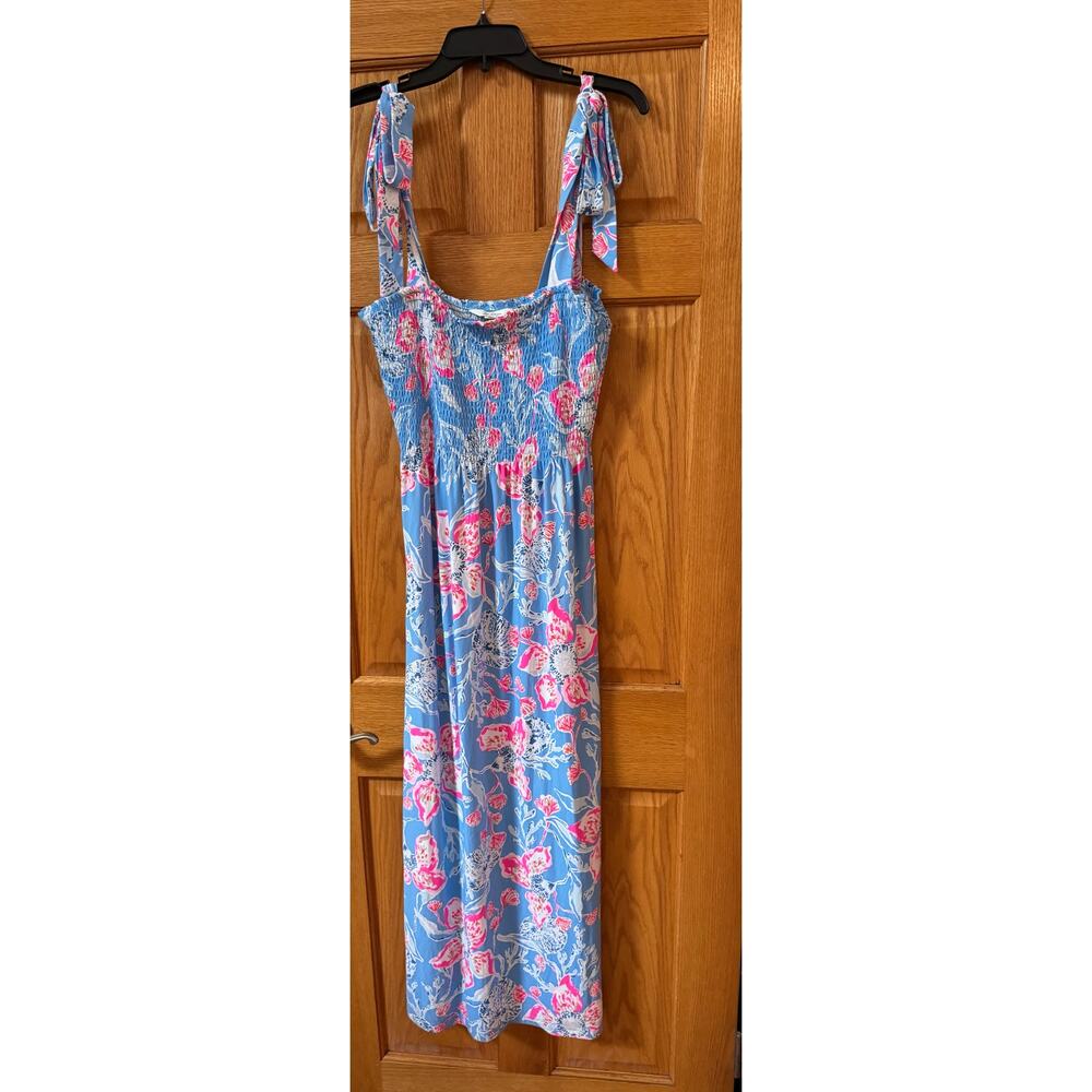 Lilly Pulitzer Kailua Floral Smocked Maxi Sundress XL (NEW without tags) - Picture 5 of 7